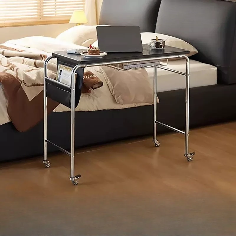 

Multifunctional Home Student Writing Desk Sofa Side Bedside Table Mobile Computer Workstation Small Lazy Tray for Bedroom