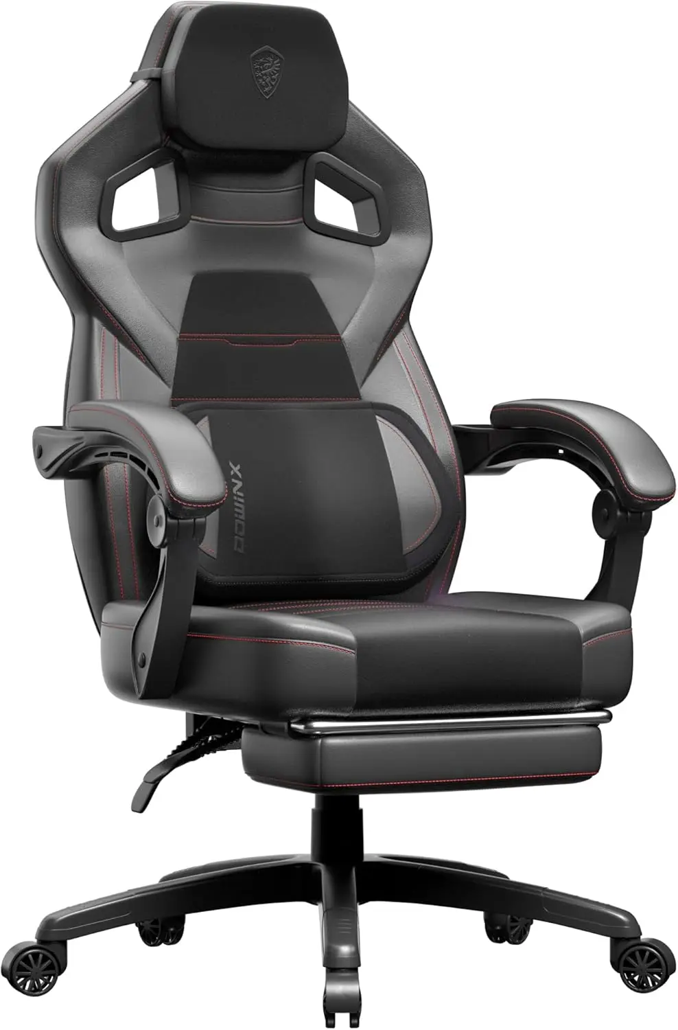 Dowinx Gaming Chair with Footrest, Big and Tall Gaming Chair for Heavy People, Gamer Chair for Adult with Massage, Ergonomic