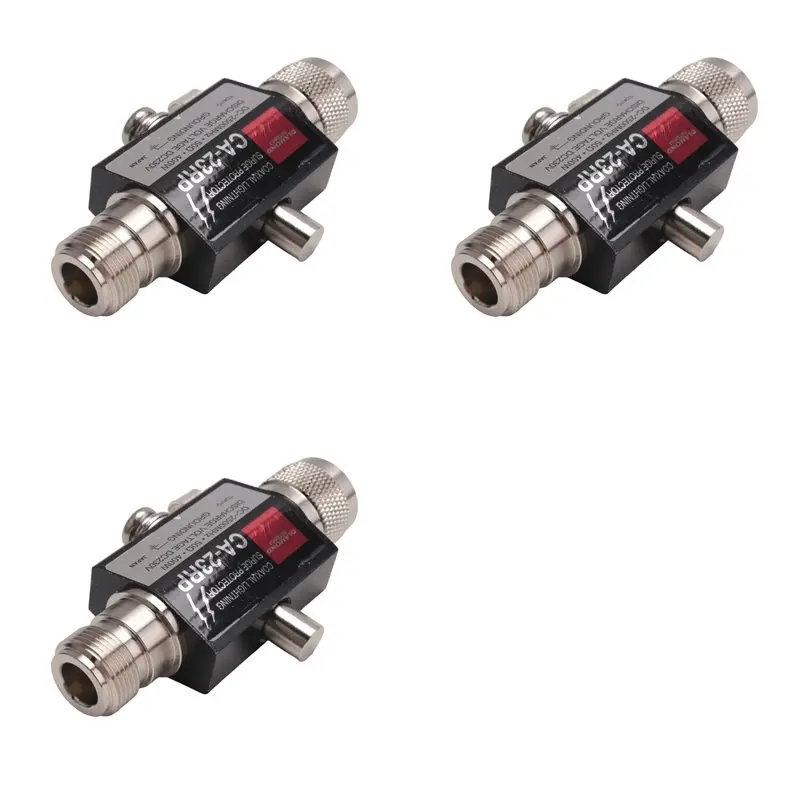 ABZZ-3X CA-23RP Lightning-Arrester Protector N Male To N Female Coaxial Radio Repeater Anti-Lightning Antenna Surge Protector