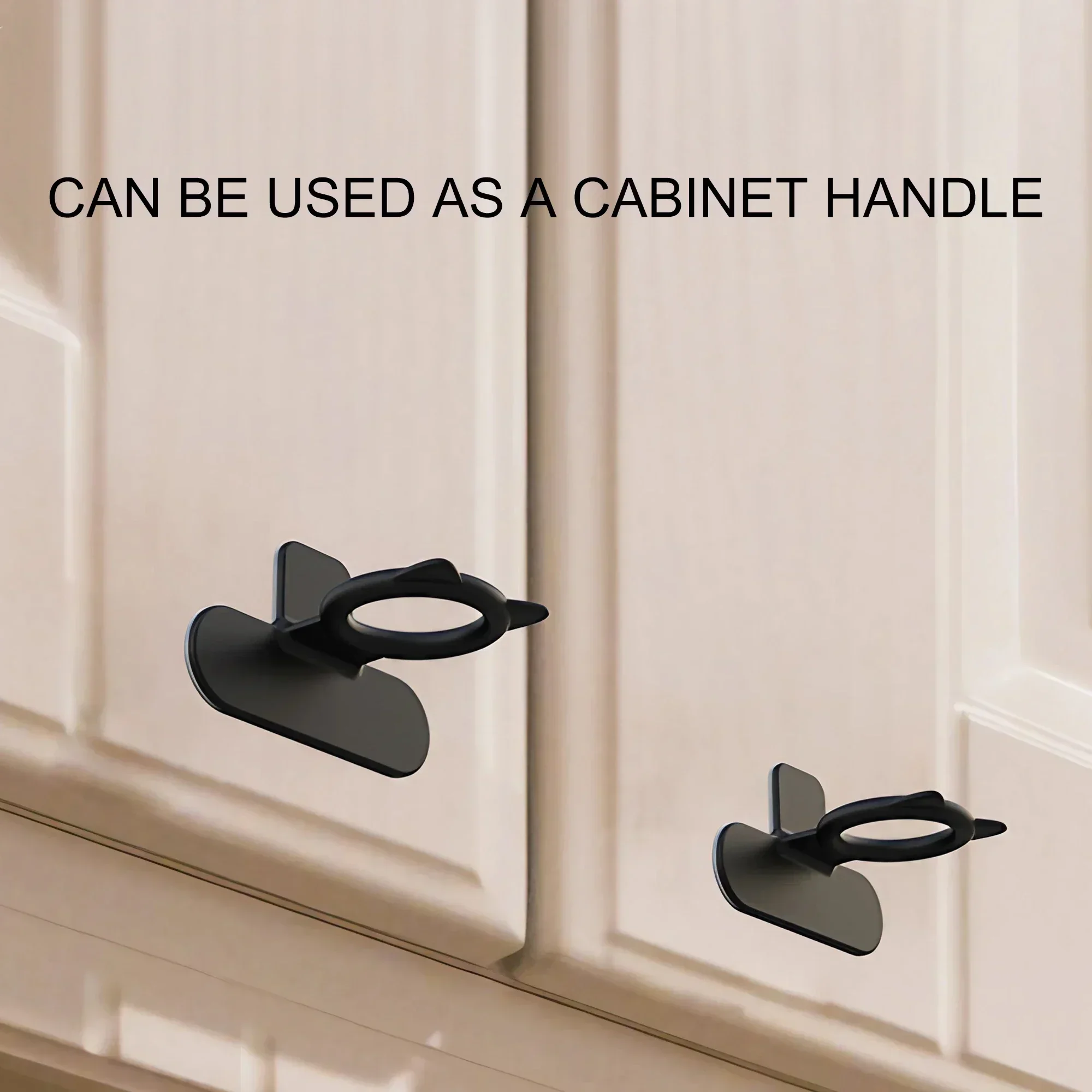 Toilet Seat Lifter No Touch Handle Silicone Self Adhesive Bathroom Accessories Drill Free Install Hygienic Lid Opener Door