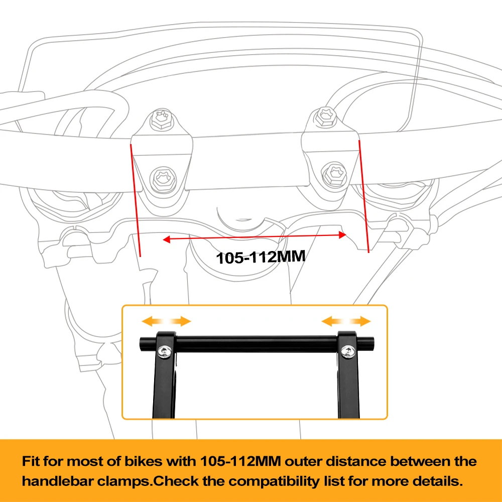 Para Husqvarna TC TE 125 150 250 350 450 501 FC FE F2R Laba7 brazo de montaje de libro de carretera soportes GPS para Sherco SE 125 250 300 450 SEF