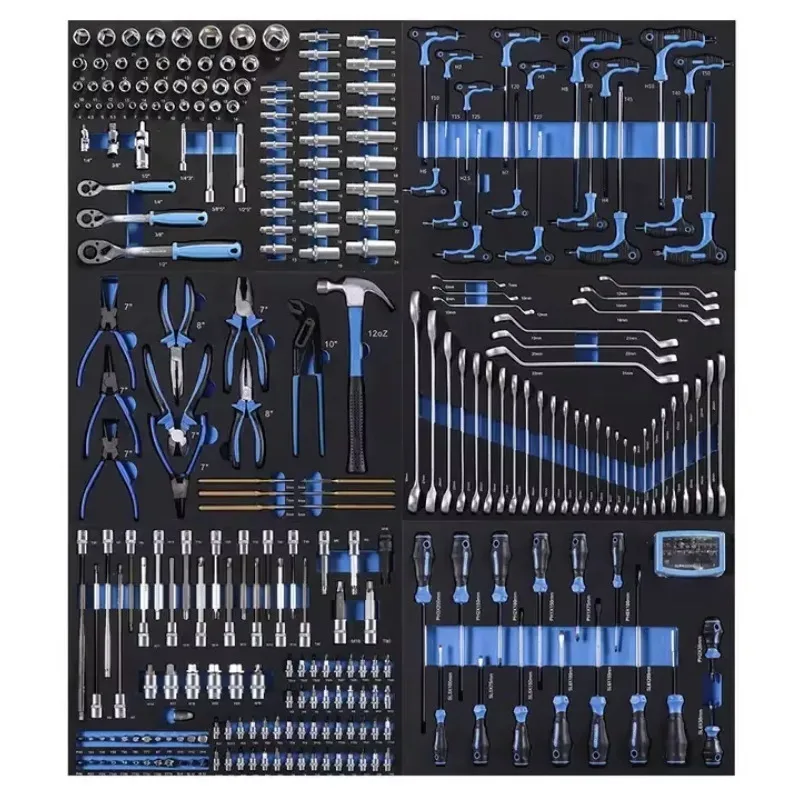 Auto Repair Hand Tool Sets for Garage Workshop Professional Hand Tools Kit 310pcs CRV Metal Carton Cabinet Ready to Ship