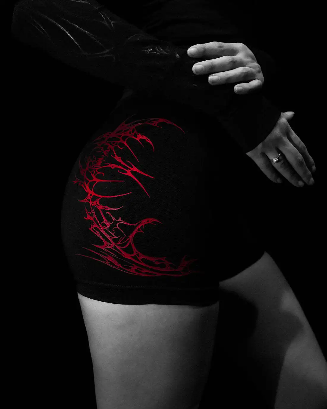 Breathedivinity Damen Hochelastische Po-Formende Fitness-Übungs-Yoga-Shorts – Detail 21