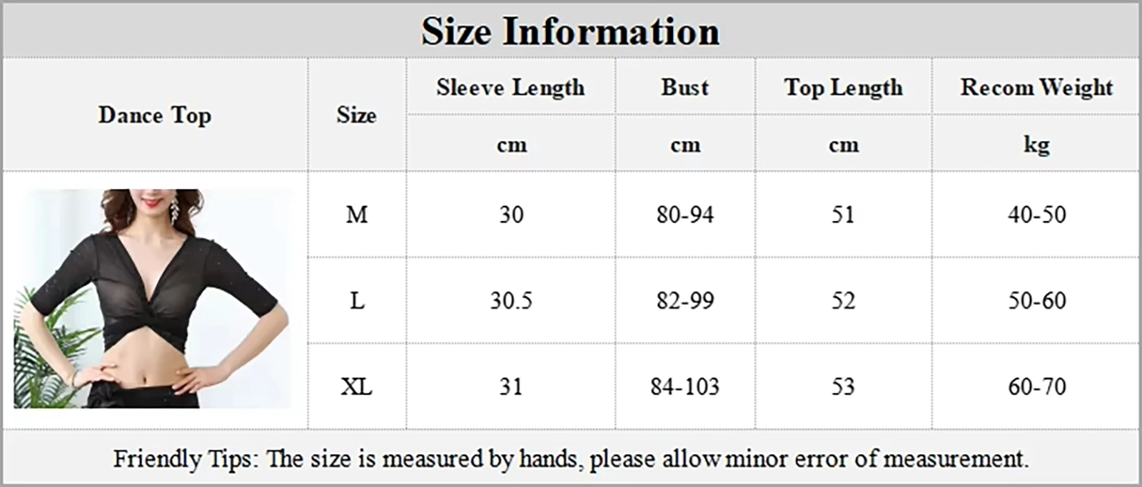 Belly Dancing Top for Women Practice Training Dancing Clothing Sexy V Neck Mesh Half Sleeve Dance Crop Tops Belly Dancer Costume