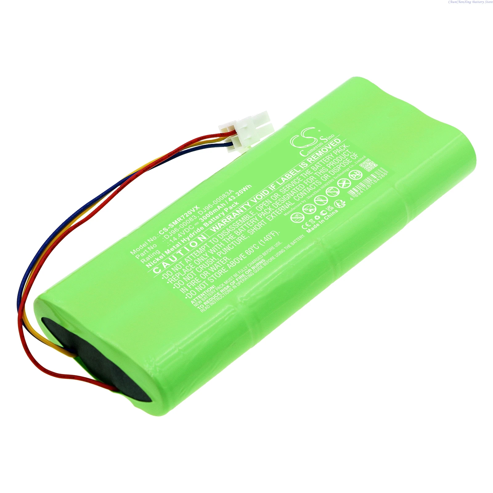 Cameron Sino 14.4V 3000mAh Vacuum Battery DJ96-00083, DJ96-00083A, DJ96-00083B, DJ96-00083C for Samsung VC-RE7OV, VC-RE72V +TOOL