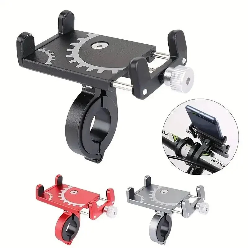 Fahrrad Telefon Halter Halterung Universal Mobile Handy GPS Metall Reiten MTB Motorrad Ständer Halterung Bike Moto Lenker Antislip Clip – Detail 2