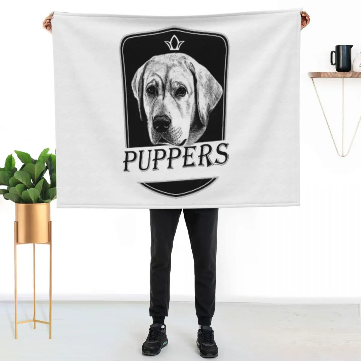 puppers beer Throw Blanket For Decorative Sofa Thermal Cute Decorative Beds Heavy Beach Blankets