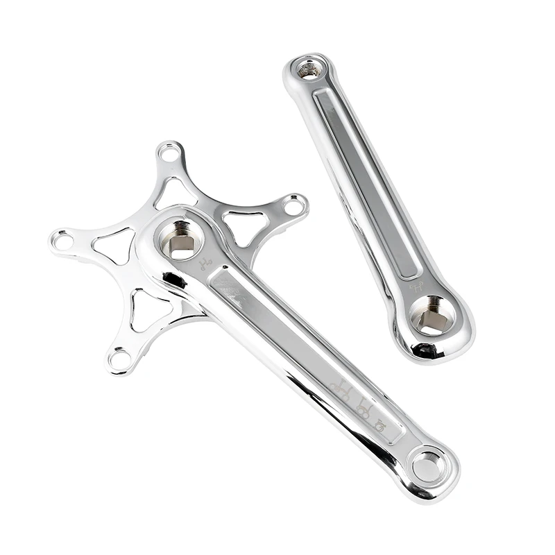 H & H-For Brompton Aluminum Alloy Crankset, CNC Ultra Light 130BCD, 5Holes, 170mm