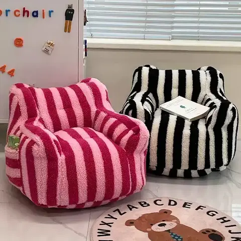 간단한 어린이용 작은 편안한 소파, 가정용 침실 레저 콩 가방, 안락 의자, 거실, 작은 아파트 독서 소파-맞춤형