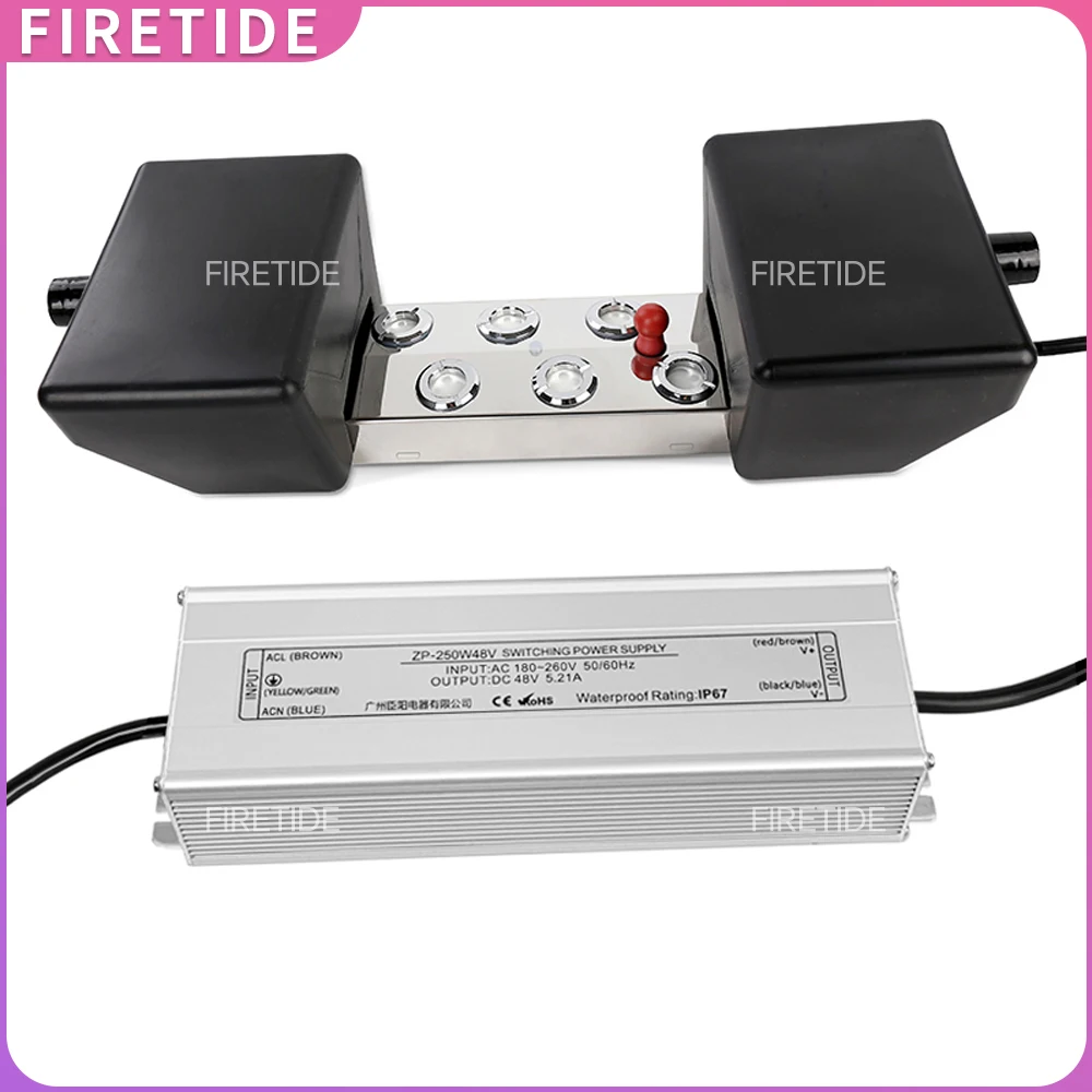

110V 220V Waterproof Power Supply Fog Sprayer Generator 6/8/10/12 Head DC48V Ultrasonic Humidifier Mist Maker Fogger Machine