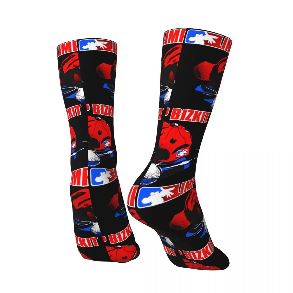 Stylish Men's Socks Vintage Harajuku Limp Bizkit Street Style Novelty Pattern Crew Sock