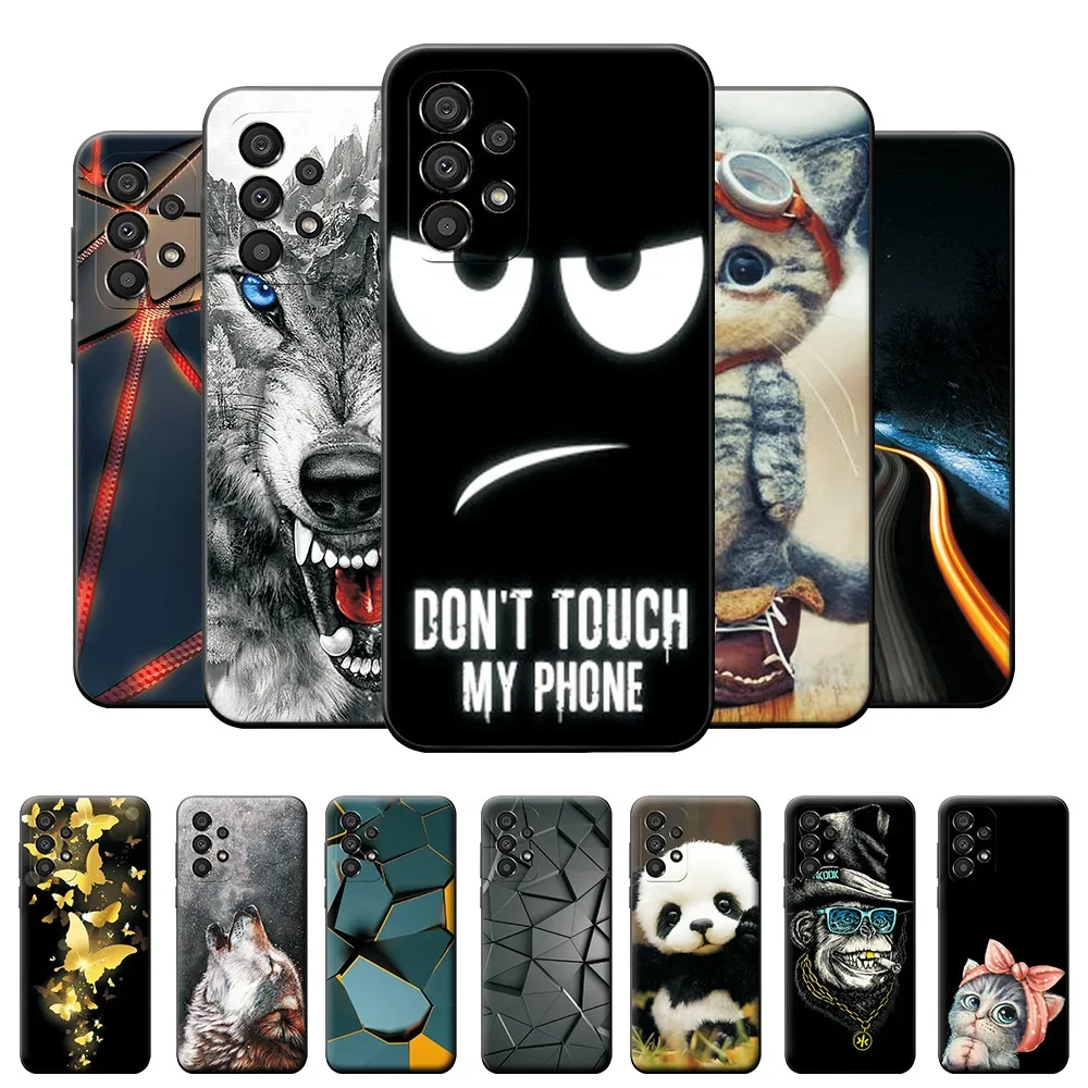 Para Samsung Galaxy A53 Funda A73 A33 5G Cool mate Funda de teléfono de silicona suave para Samsung A53 5G Galaxy A33 Funda parachoques Capa