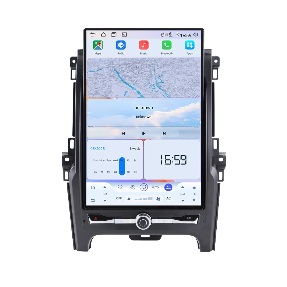 14.5' Android 15.0 Car Stereo FOR Ford Ranger Everest 2016 - 2021 Tesla Screen Car Radio GPS Navi Multimedia Player HD Head Unit