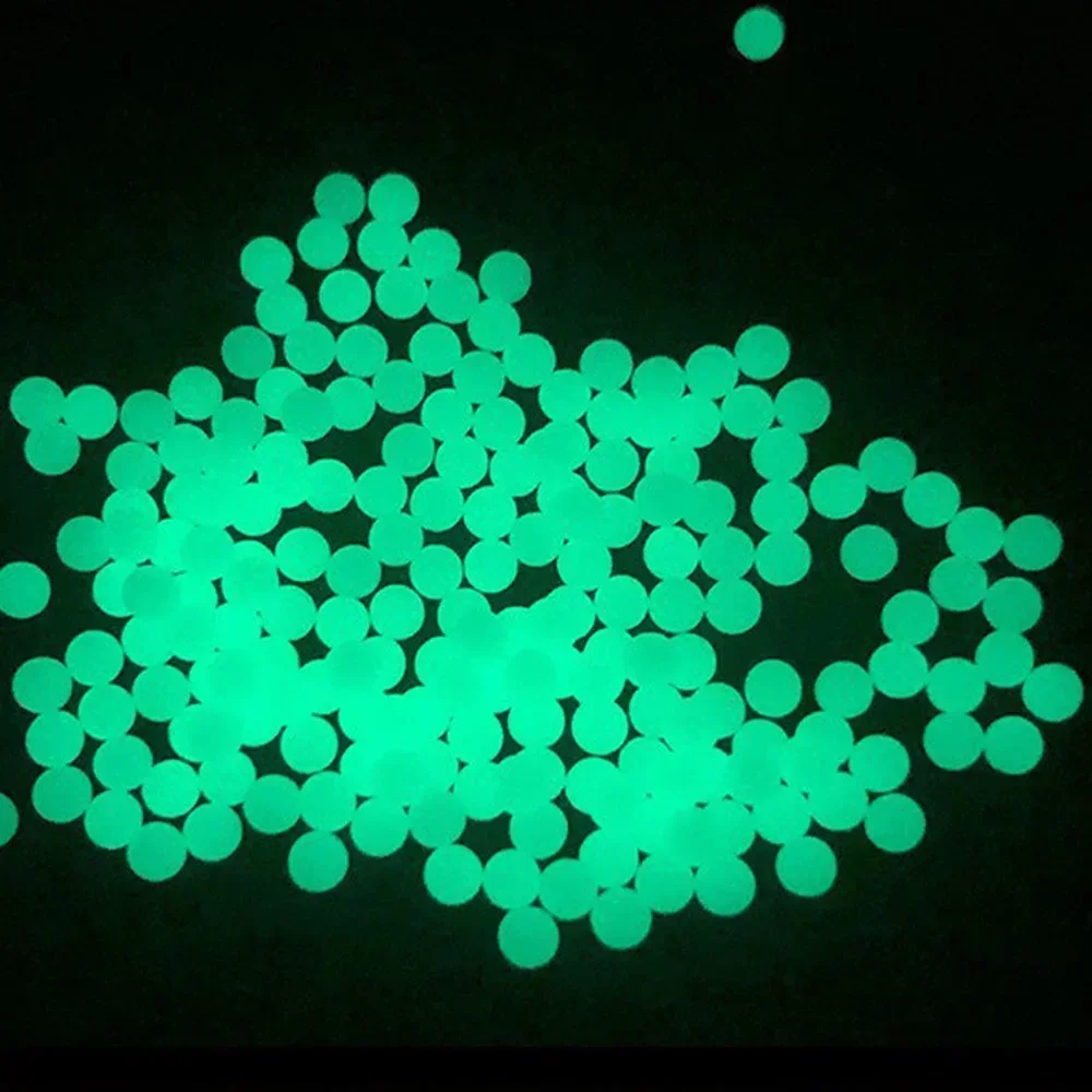 W7-8mm يتوهج في الظلام كرة الماء الرخام المياه مضيئة كريستال الكرة outh CS فريق لينة بندقية الرصاص ملحقات لعبة