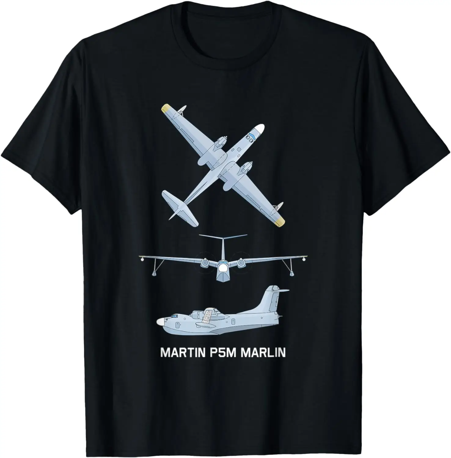 

Martin P5M Marlin American Flying Boat Diagram T-Shirt