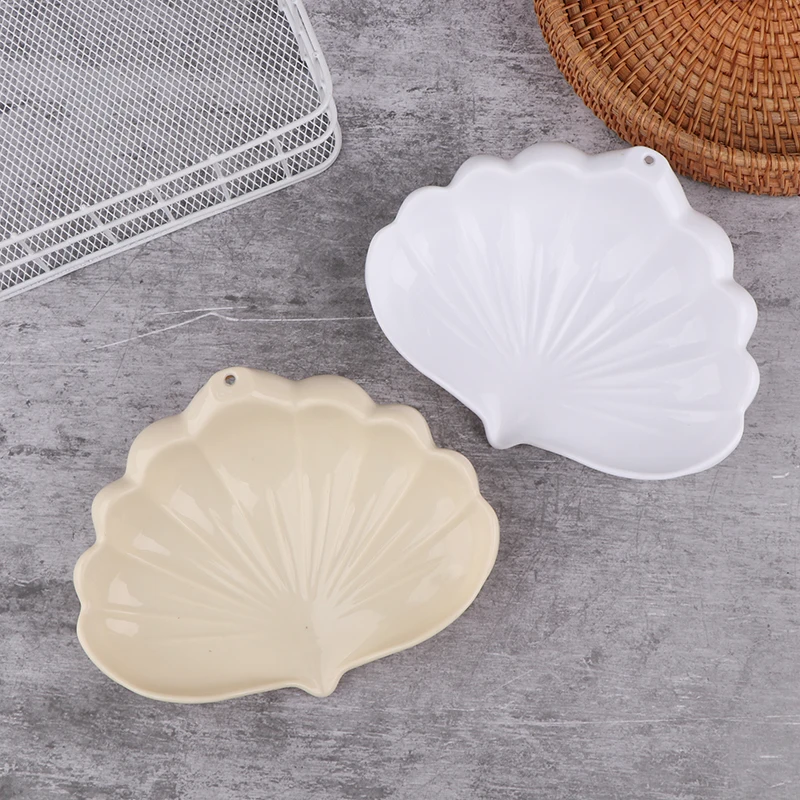 Shell Large Soap Box Bathroom Sink Home Put Soap Box Shelf Advanced Draining Soap Bathroom Storage Supplies