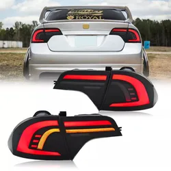 LED Tail Light For Honda Civic Sedan 2006-2011 Brake Rear Light Sequential Turn Signal