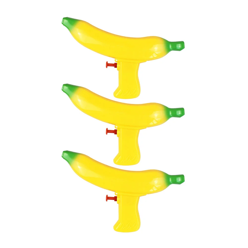 3pcs Banana Shape Water Soaker Toys Cartoon Play Water Toy Water Toy for Kids Children kids water shooter