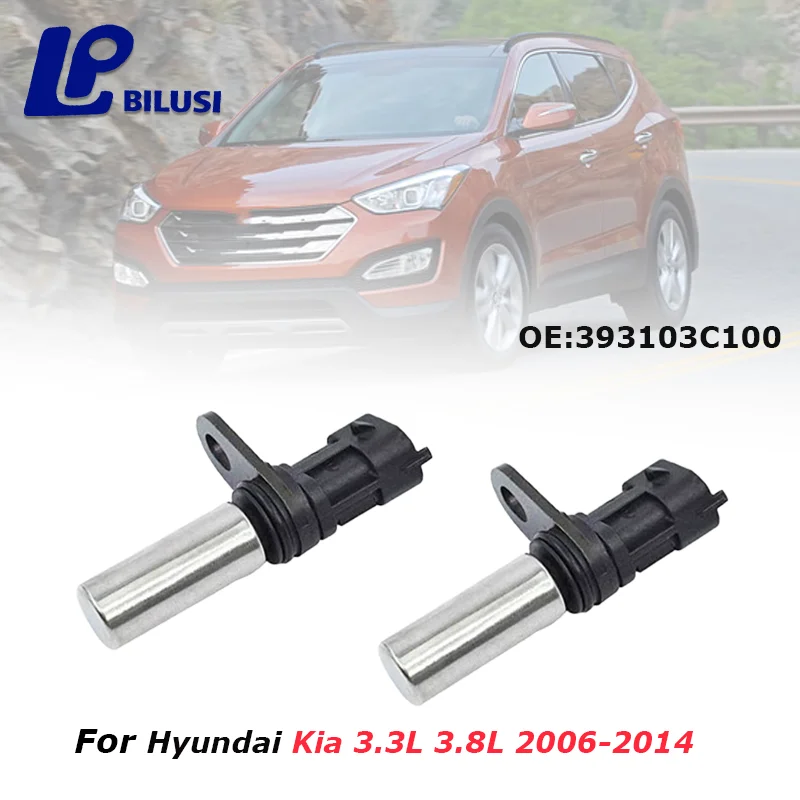 

Bilusi Crankshaft Position Sensor For Hyundai Santa Fe Kia Sorento 3.3L 3.8L 393103C100 39310-3C100