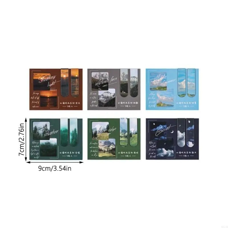 เครื่องหมายสมุดแม่เหล็ก Chinoiserie บุ๊กมาร์กรูปแบบวรรณกรรม