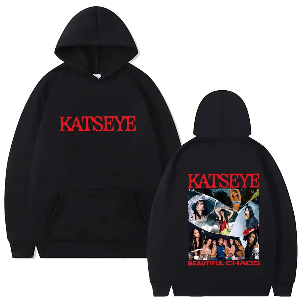 

Korean Girl Group KATSEYE Beautiful Chaos Graphic Hoodie Men Women Casual Hooded Sweatshirt Male Fashion Y2k Oversized Hoodies