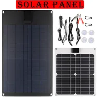 15w 18w Solar Panel 5V 2A USB Battery Charger Lightweight Portable Mobile Phone Charging Bank for Camping Backpacking Hiking