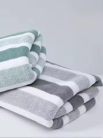 1 Pc Thickened Absorbent Bath Towel Soft Face Towel for Home