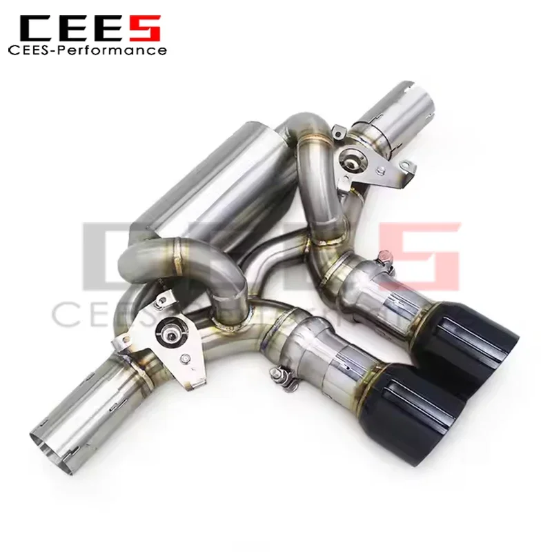 cees Performance Valved Sport Exhaust Pipe for Porsche 911 992 3.0T 2020-2023 SUS304 Stainless Steel Car Catback Exhaust System