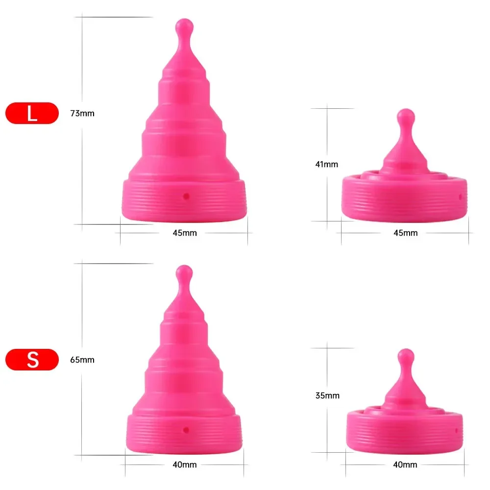 Foldable Menstrual Cup Reusable Menstrual Supplies Women\'s Health Care Saving Environmental Protection 4 Colors Menstrual Cups