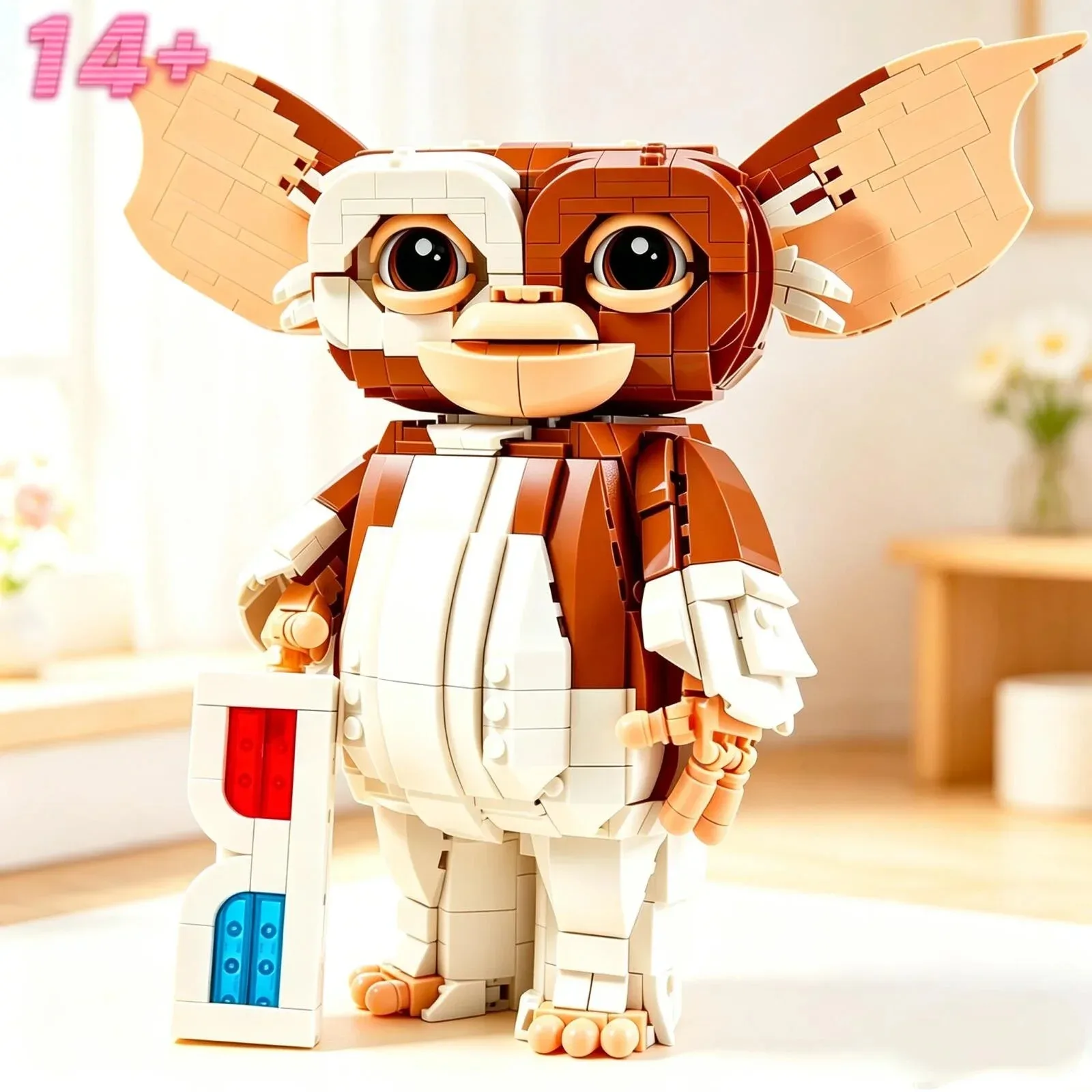 1125pcs Classic Movie Cutest Gremlins Elf 40th Anniversary Building Block Puzzle Model Toy Birthday Ornament Gift
