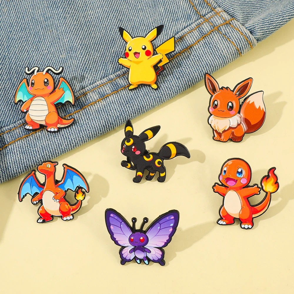 Cute Cartoon Elf Brooch Pin Badge Alloy Lapel Pin for Clothing Backpack Bag Purse Jewelry Accessories