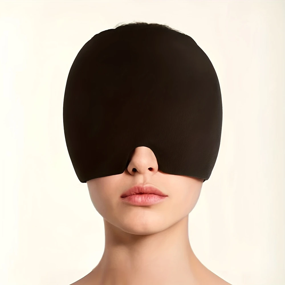 Bandeau de soulagement pour maux de tête et migraines, avec gel et glace, chaud et froid, masque pou