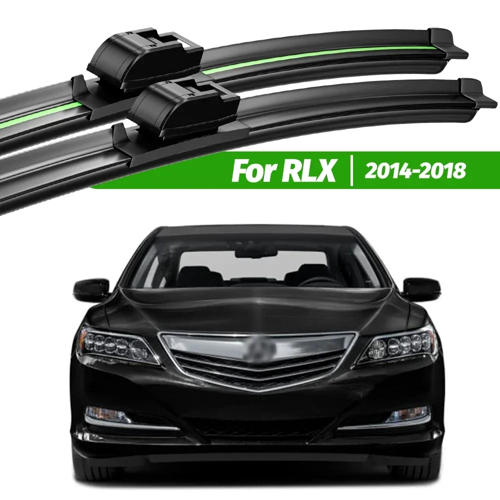 

For Acura RLX 2014-2018 2pcs Front Windshield Wiper Blades 2015 2016 2017 Windscreen Window Accessories