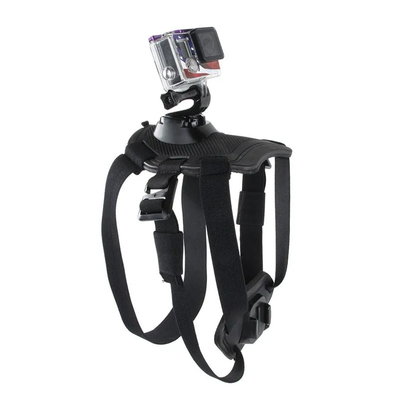 Correa ajustable para Gopro hero11, 10, 9, 8, 7, arnés para perro, cinturón de pecho, soporte de montaje para cámara deportiva, correa de hombro para perro