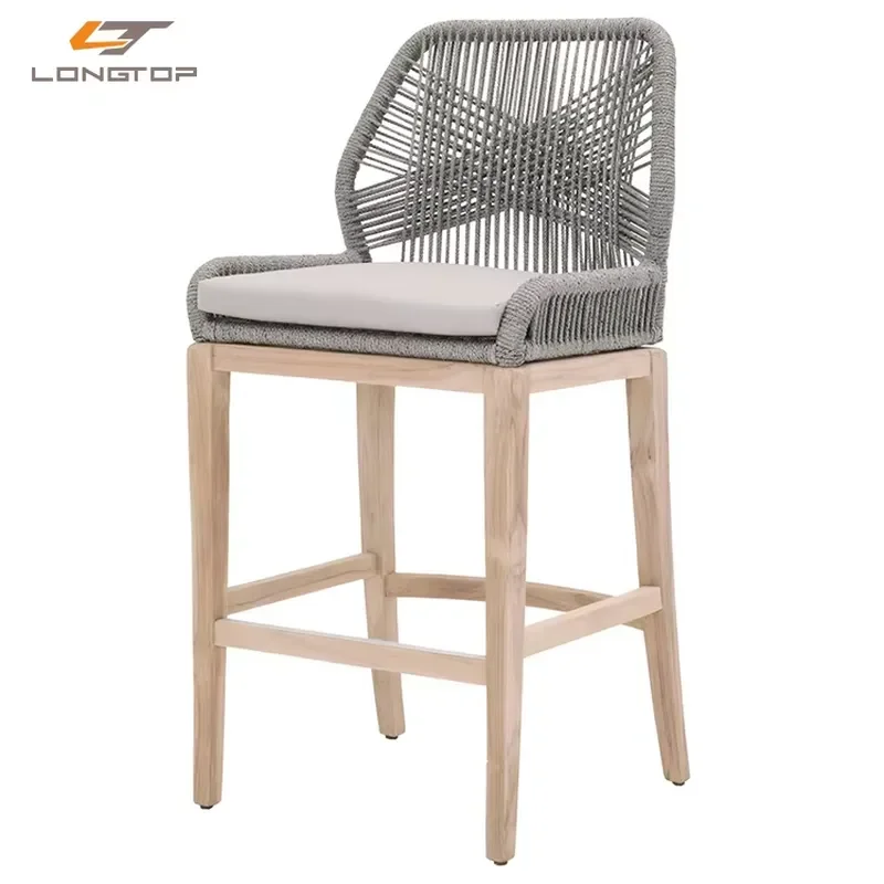 Hot Selling Wire Garden Patio Bar Stool Loungemobel Nordic Outdoor Furniture