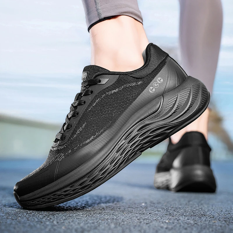 Men's Zero Drop Athletic Shoes Minimalist Barefoot Shoes Wide Toe Box Walking Shoes Cross Trainers Flat Shoes