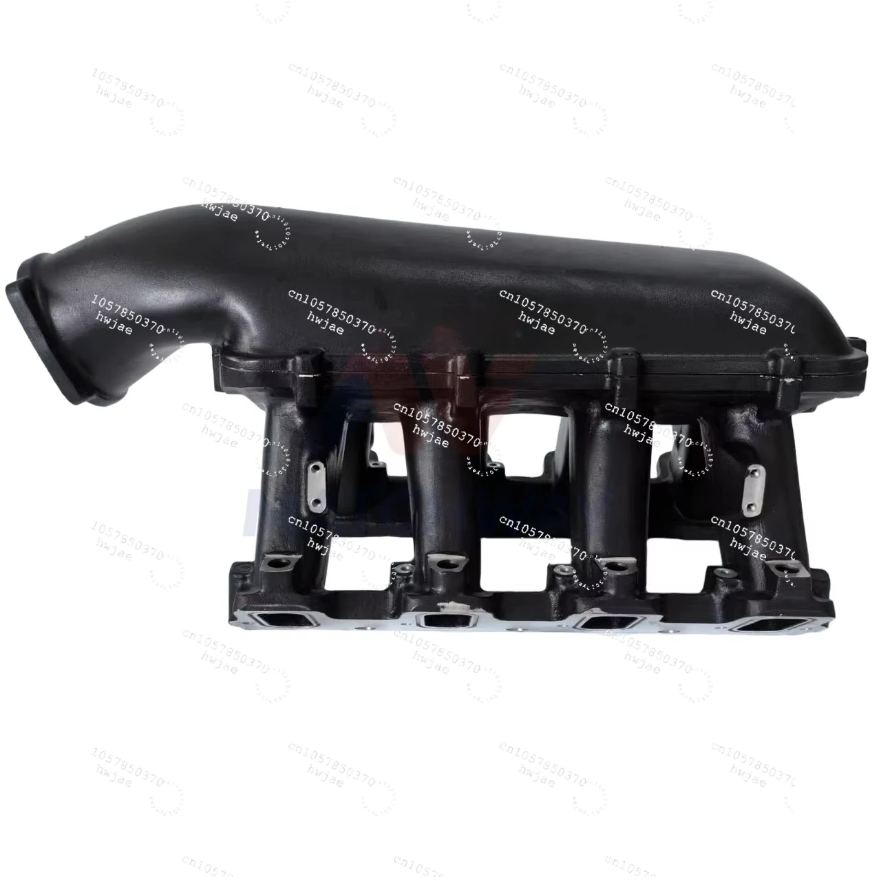 Black Aluminum Lo-Ram EFI Intake Manifold With Fuel Rail Kit for LS3 L92 LS Series Engine