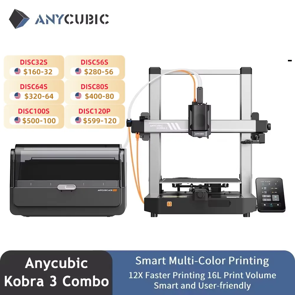 ANYCUBIC Kobra 3 Combo.