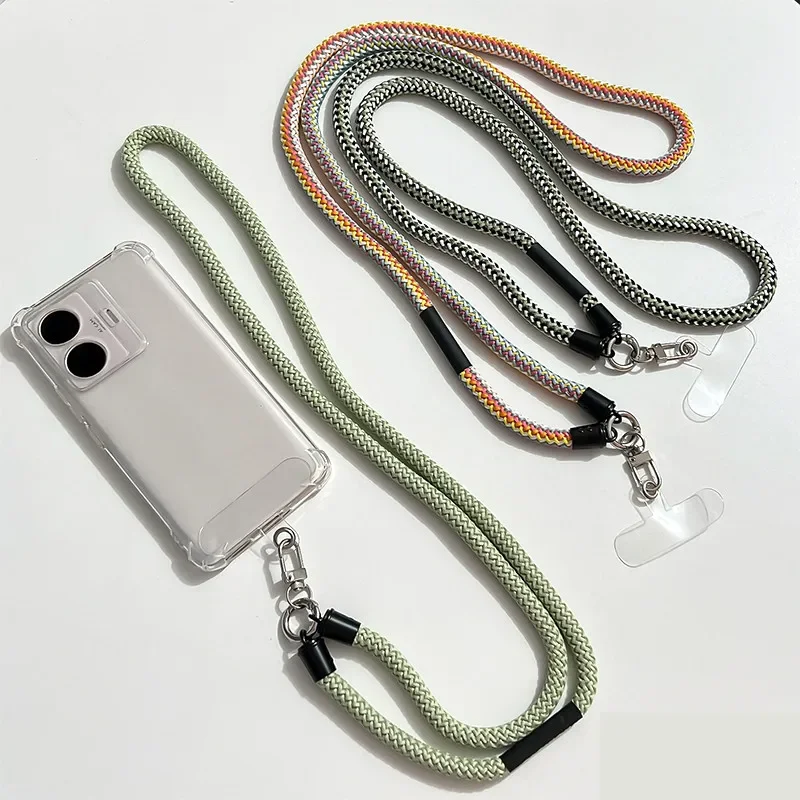 Universal Crossbody Phone Lanyards with Patch Weave Mobile Phone Strap Lanyard Neck Rope for Cell Phone Hanging Cord Strap