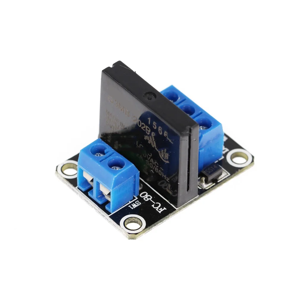 1/2/Way 5V Low-level Solid State Relay Module With Fuse Solid State Relay 250V 2A