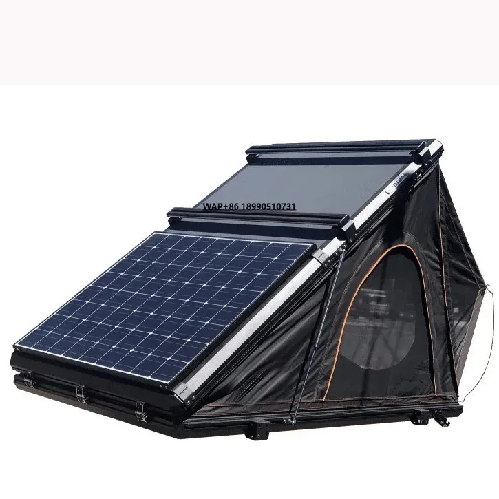 

2025 Factory Supply New Model Aluminum Hard Shell Rooftop Tent for 4x4 Offroad Cars Includes Ladder Accessory