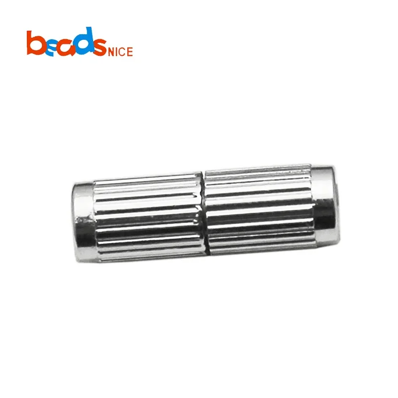Beadsnice ID34945  925 sterling silver screw clasp Silver Tone Barrel Screw Clasps copper base Clasp Connector