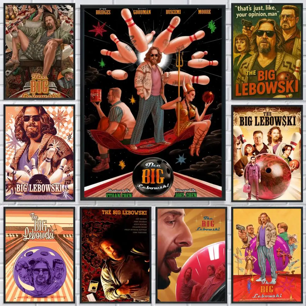 

Movie The B-Big Lebowski Poster HD Print Personalized Canvas Wall Mural Art Photos for Living Room Home Decor Durable