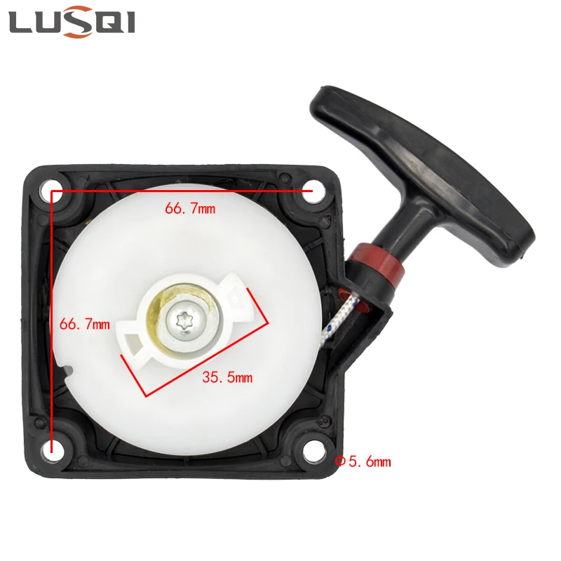 LUSQI Brush Cutter Pull Recoil Starter Suitable For 1E40F-5/40F-5/40-5/44F-5/BG430/CG430/TU43