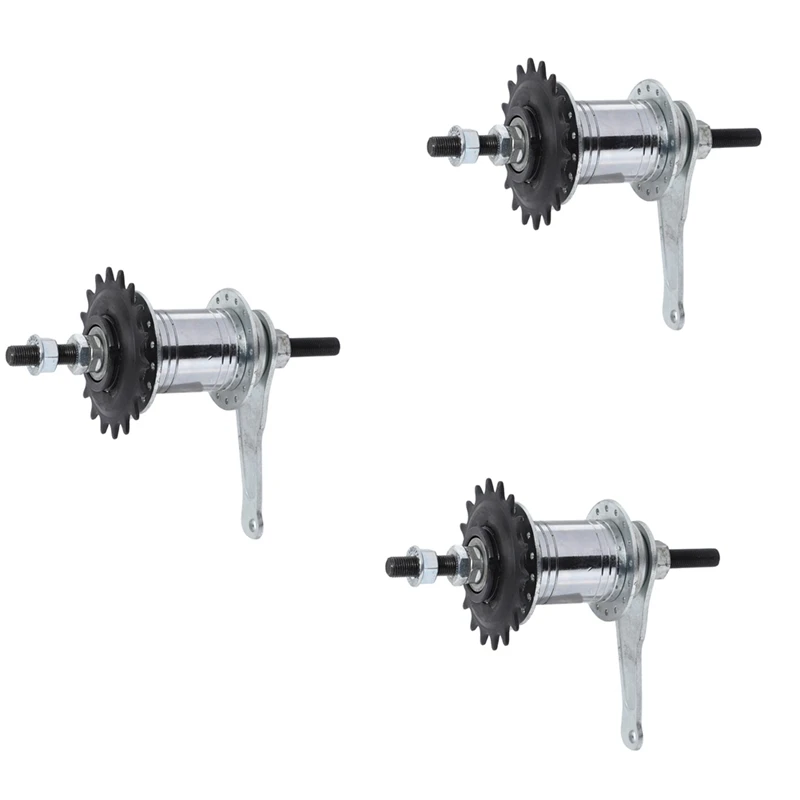 3X 36 Hole Reversing Ride Backwards Brake Fixed Gear Bike Rear Hub Aluminum Alloy Bicycle Bike Coaster Brake Rear Hub