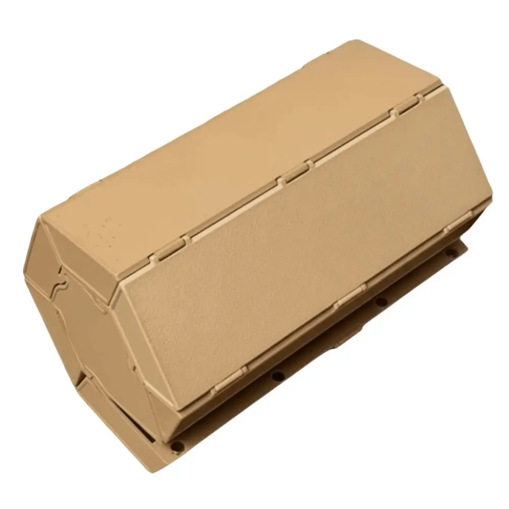 Retractable Roller Cover Modular Storage Box Modular Design Dustproof Creative Roller Shutter Design Stackable Multi-Functional