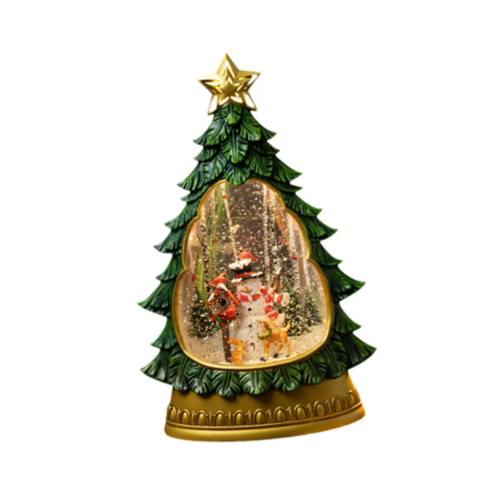 

Christmas Tree Music Box Christmas Decoration Snowman Music Box for Desktop