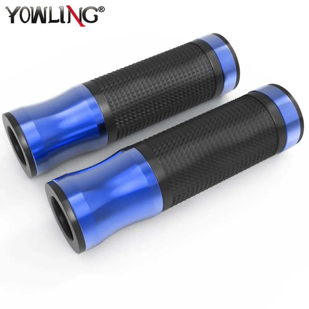 

7/8 Motorcycle Aluminum Rubber Gel Hand Handle Grips Motorbike Handlebar for SUZUKI GSXR 600/750 2004-2015/ GSXR1000 2003-2016