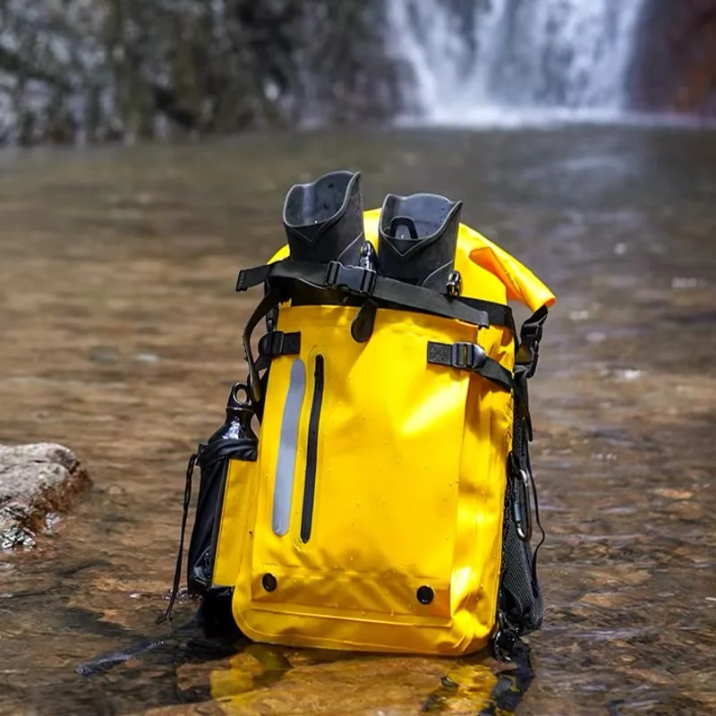 Heavy Duty PVC Waterproof Dry Bag, Floating Water Sports Storage Pack for Rafting, Swimming, Seaside Diving Gear