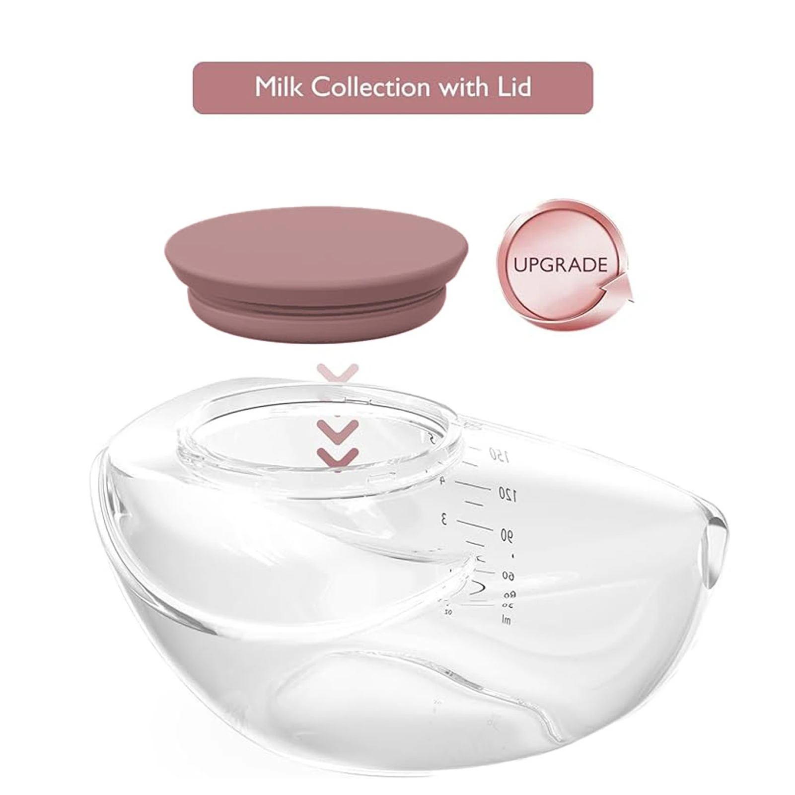 breastpump-milk-collection-cup-easy-cleaning-breastmilk-collector-cup-150-ml-tightly-sealed-for-pumps-replacement-for-m9